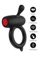 Vibrační erekční kroužek Hidden Desire Excellence Power Pro C-Ring