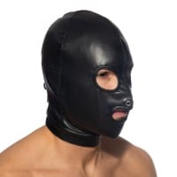 Kukla AD Fetish ADF213 Vegan Leather Fetish Mask čierna