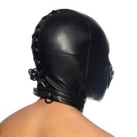 Kukla AD Fetish ADF213 Vegan Leather Fetish Mask čierna