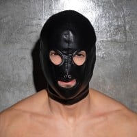 Kukla AD Fetish ADF213 Vegan Leather Fetish Mask čierna