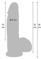 Hidden Desire Inferno Ultra Realistic Dildo 19.7 x 4.5 cm