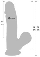 Hidden Desire Realistic Dildo 20.5 x 4 cm