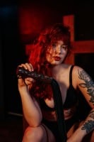 Whips Primal Bond Large Braided Flogger Black