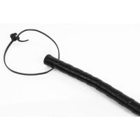 Kožený bič Whips Primal Bond Pig Tail Whip černý