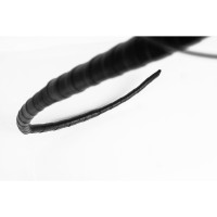 Kožený bič Whips Primal Bond Pig Tail Whip černý