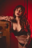 Kožená pouta Whips Primal Bond Slim Cuffs Large hnědá