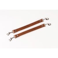 Remienky Whips Primal Bond Short Leather Connectors hnedé