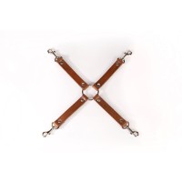 Whips Primal Bond X-Shaped Restraint Brown