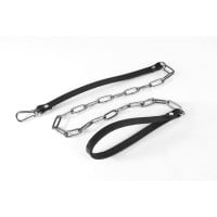 Kožené vodítko Whips Primal Bond Leash čierne