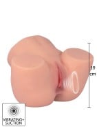 Vibrační a sací torzo Hidden Desire Bangers Juicy Sucking Pussy