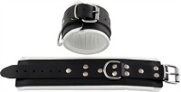 Mister B Leather Ankle Restraints with Black Padding