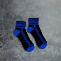 AD Fetish ADF27 Fetish Ankle Sock Black-Blue