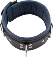 Mister B Leather Slave Collar with Black Padding