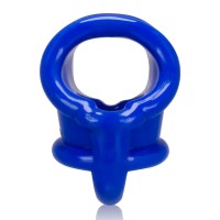 Erekčný krúžok a naťahovač semenníkov Oxballs Ballsling modrý