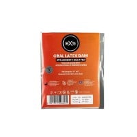 EXS Oral Latex Dam Strawberry 1 pc