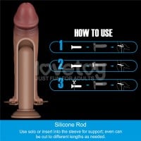 Lovetoy Ingen 10″ Enhanced Set Hollow Strap-on Dildo with Harness