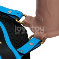 Lovetoy Ingen 10″ Enhanced Set Hollow Strap-on Dildo with Harness