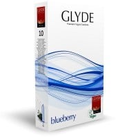 Kondómy Glyde čučoriedkové 10 ks