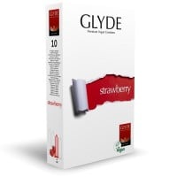 Glyde Condoms Strawberry 10 Pack
