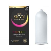 Kondómy Skyn 5 Senses+ 5 ks