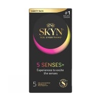 Kondómy Skyn 5 Senses+ 5 ks