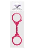 Silikónové putá ToyJoy Stretchy Fun Cuffs čierne