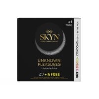 Skyn Unknown Pleasures+ Condoms 47 Pack