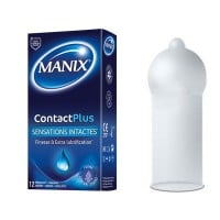 Manix Contact Plus Condoms 12 Pack