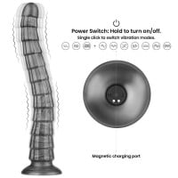 Lovetoy Vibrax Slider Vibrating Dildo 14.5″