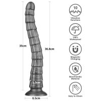 Lovetoy Vibrax Slider Vibrating Dildo 14.5″