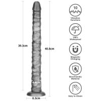 Lovetoy Vibrax Slider Vibrating Dildo 16″