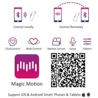 Vibračné vajíčko Magic Motion Magic Sundae červené