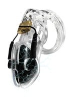 Akrylátová klietka na penis Hidden Desire Extreme Electro Cock Cage