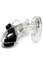 Akrylátová klietka na penis Hidden Desire Extreme Electro Cock Cage