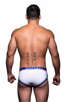 Andrew Christian Tagless Retro Pop Brief Show-It White