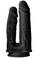 Dream Toys Real Love Double Penetrator Dildo Black
