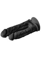 Dream Toys Real Love Double Penetrator Dildo Black