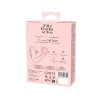 Dvojitý stimulátor Fifty Shades of Grey Greedy Girl Duet