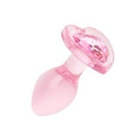 EasyToys Glass Butt Plug Small Pink