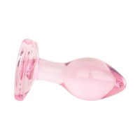 Skleněný anální kolík EasyToys Small růžový