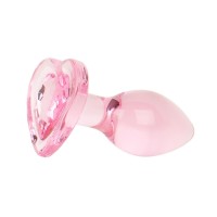Skleněný anální kolík EasyToys Small růžový