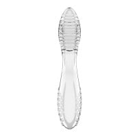 Skleněné dildo Satisfyer Dazzling Crystal 2 průhledné