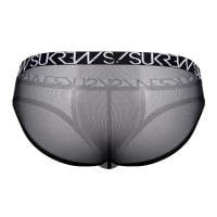 Sukrew Mesh Low-Rise Brief Underground Black