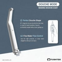 Tushtek DOT-Home Shower Head for Intimate Douche with Filter