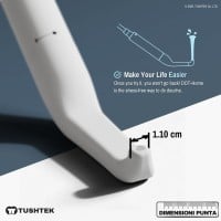 Tushtek DOT-Home Shower Head for Intimate Douche with Filter