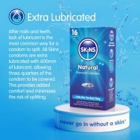 Skins Natural Condoms 4 Pack