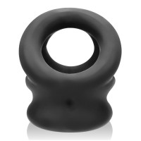 Erekční kroužek a natahovač varlat Oxballs Tri-Squeeze černý