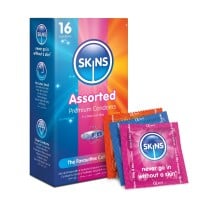 Kondómy Skins Assorted 16 ks