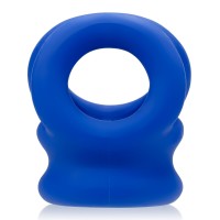 Erekční kroužek a natahovač varlat Oxballs Tri-Squeeze modrý