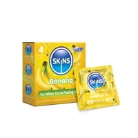 Skins Banana Condoms 4 Pack
